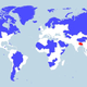 Image for article titled This Map's Red and Blue Regions Each Contain 5% of the World Population